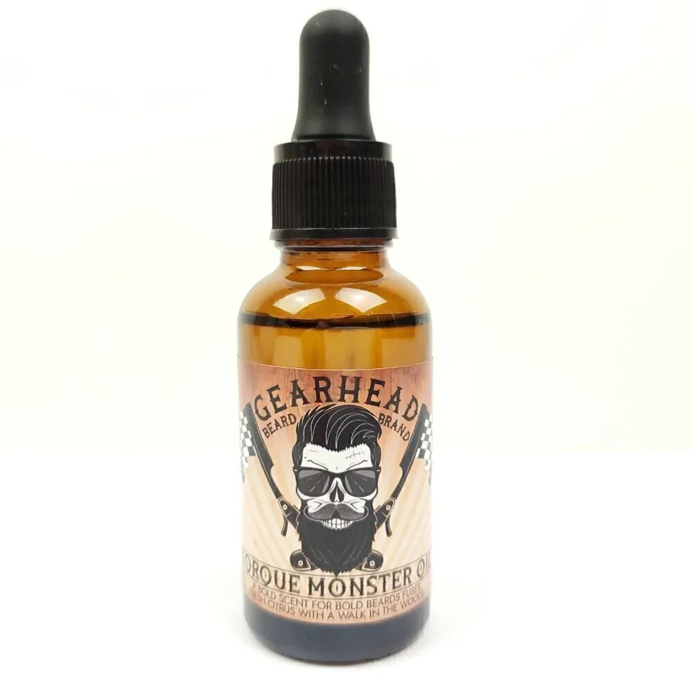 Torque Monster Citrus & Woods Men's Grooming Beard and Mustache Oil 30ml Bottle